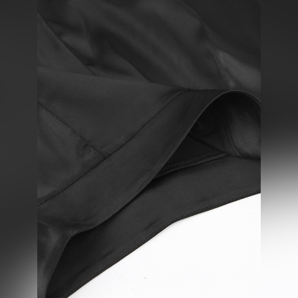 Oversized Satin Wide Leg Dress Pants COMMENSE SIZE S CC6 CC7 - Picture 3 of 7